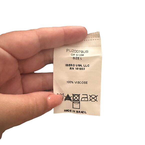 PATBO‎ Tropical Print Pajama Short NWOT Sz Large - Picture 4 of 4